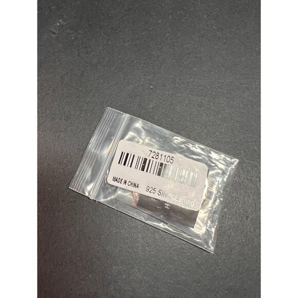 NEW gold over sterling silver twisted hoop earrings - Picture 6 of 9